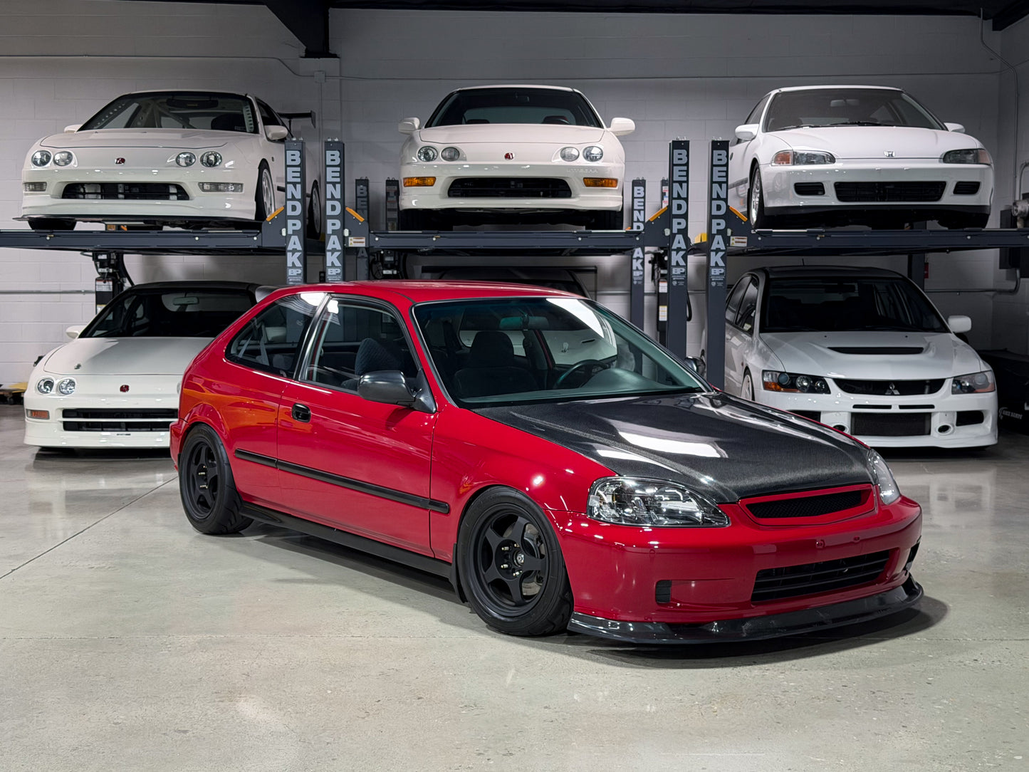 2000 Civic Hatch Digital Artwork