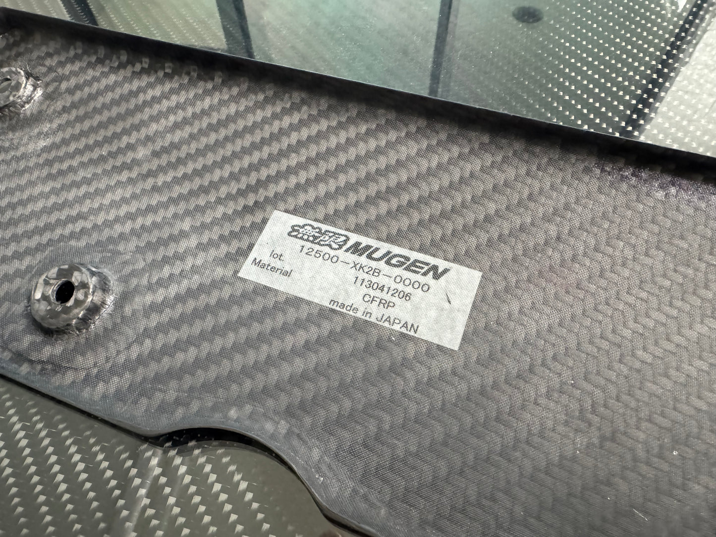 Mugen K-Series Carbon Fiber Ignition Coil Cover