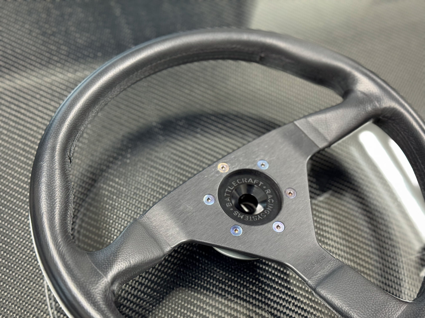 Momo x Battlecraft x ASR Steering Wheel set up