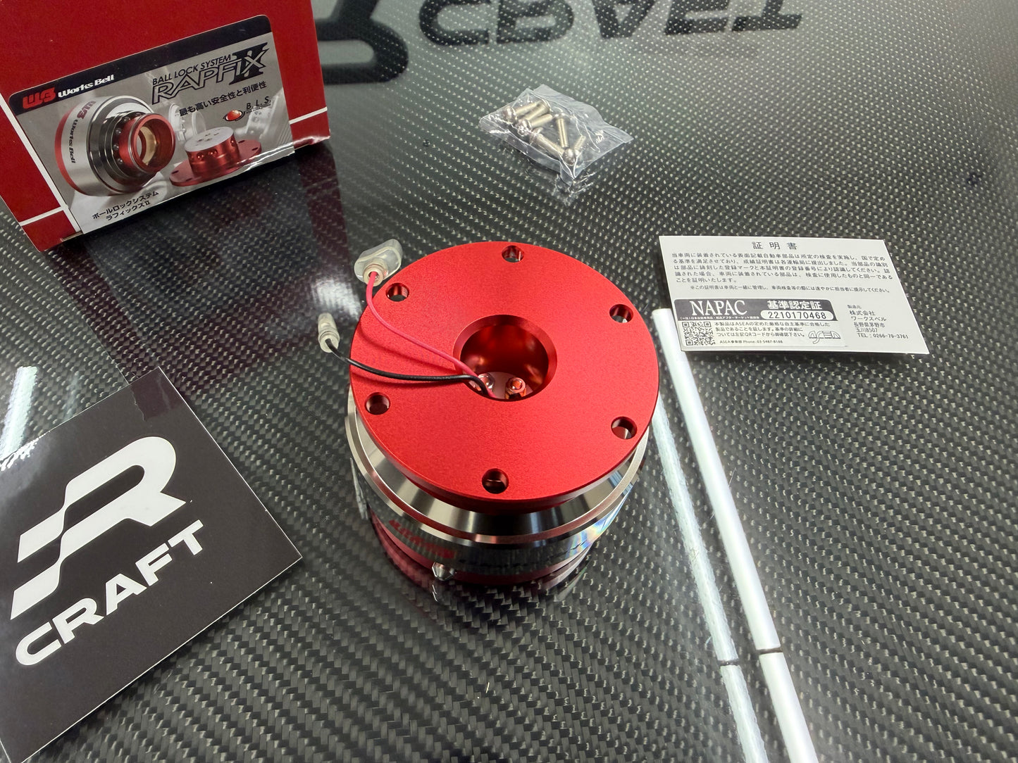 Works Bell Rapfix II Quick Release (Red)