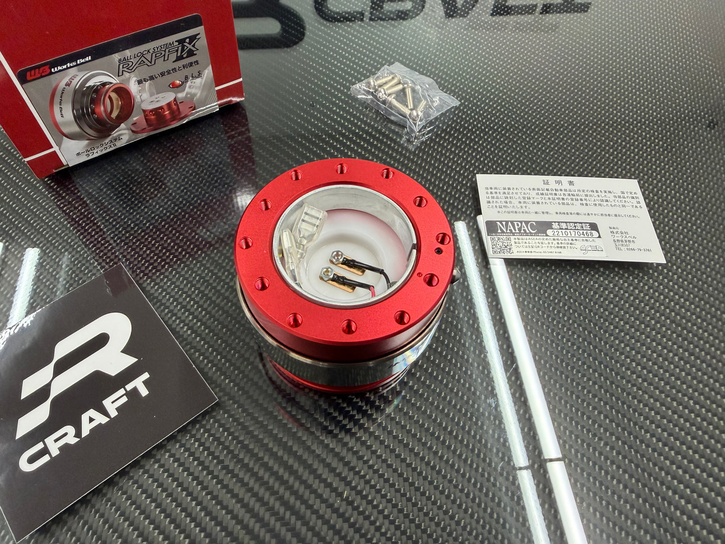 Works Bell Rapfix II Quick Release (Red)
