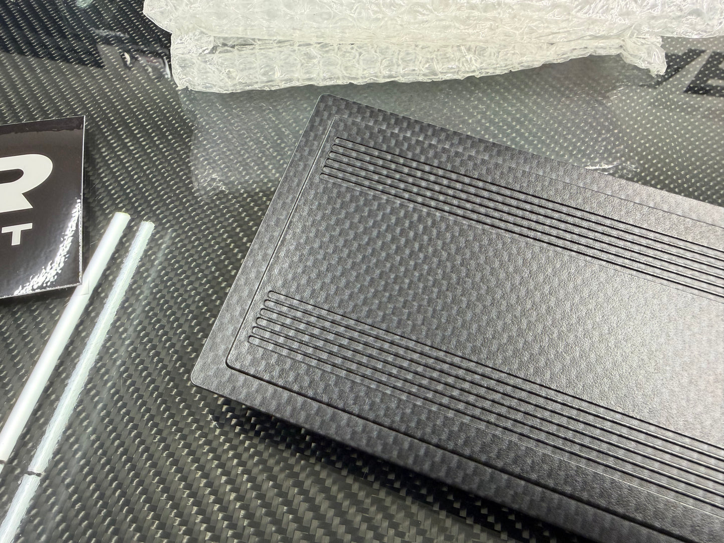 OEM ITR Faux Carbon Radio Delete