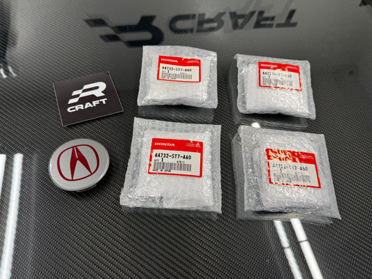 Acura Integra Type R Gunmetal Center Caps