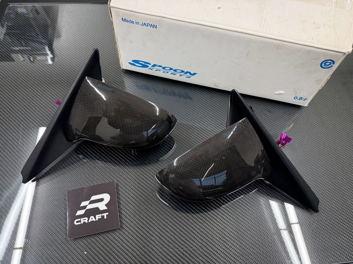 Spoon Carbon Racing Mirrors