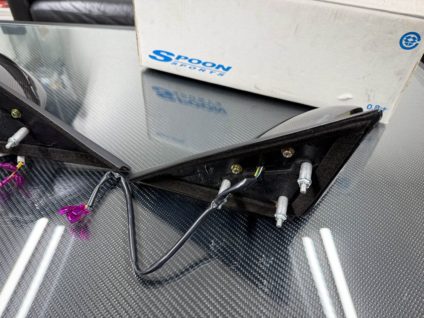 Spoon Carbon Racing Mirrors