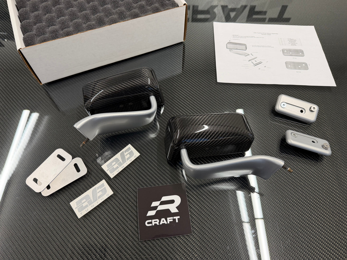 EVS Tuning Carbon GTLM Aero Mirrors