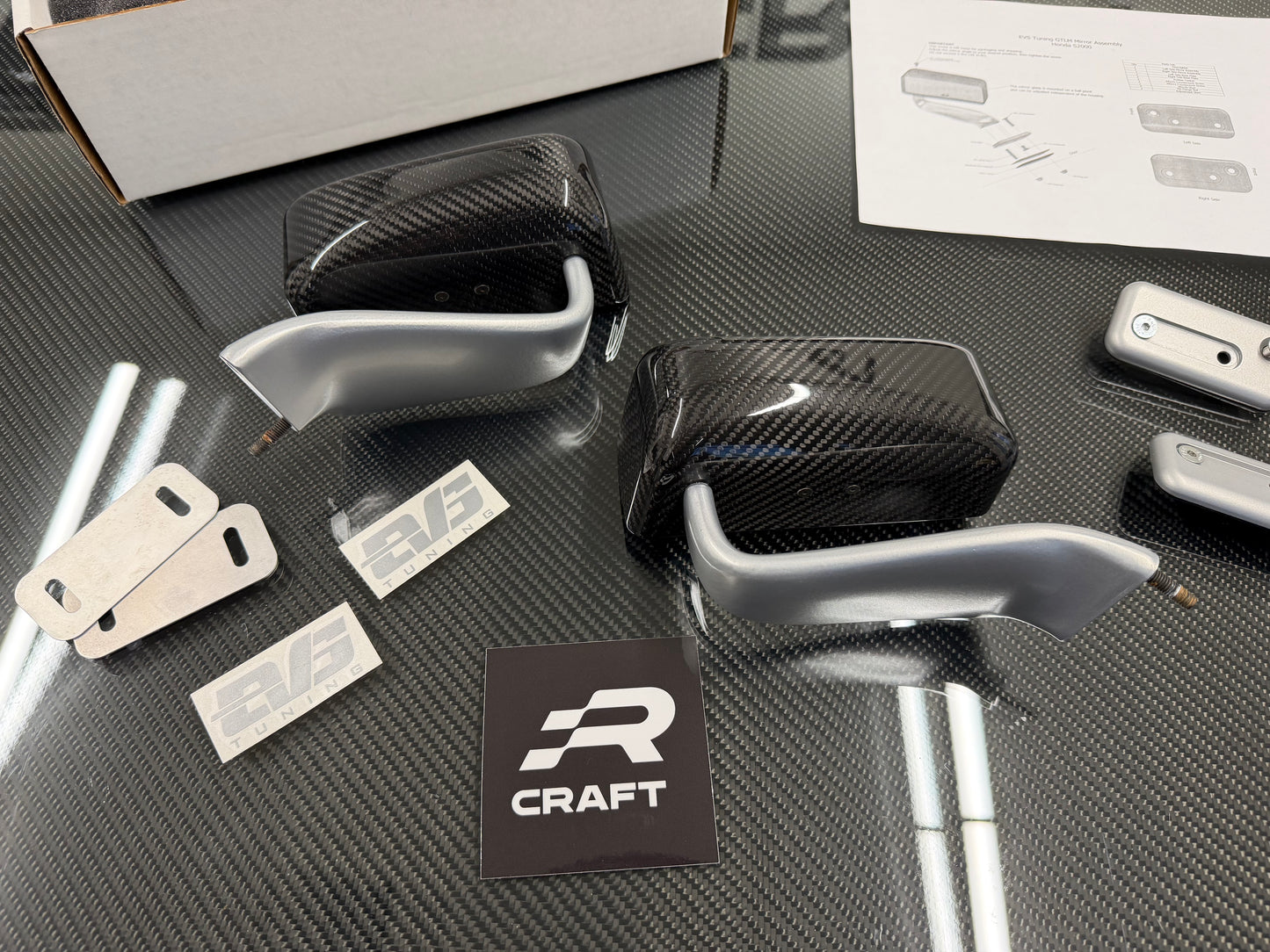 EVS Tuning Carbon GTLM Aero Mirrors